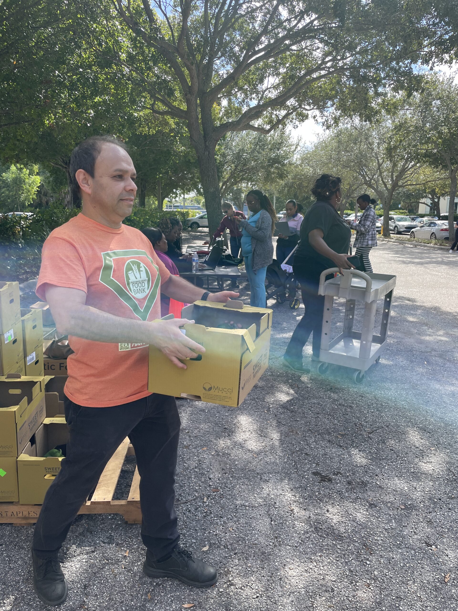 Palm Beach Food Bank Food Drive and Donation Event