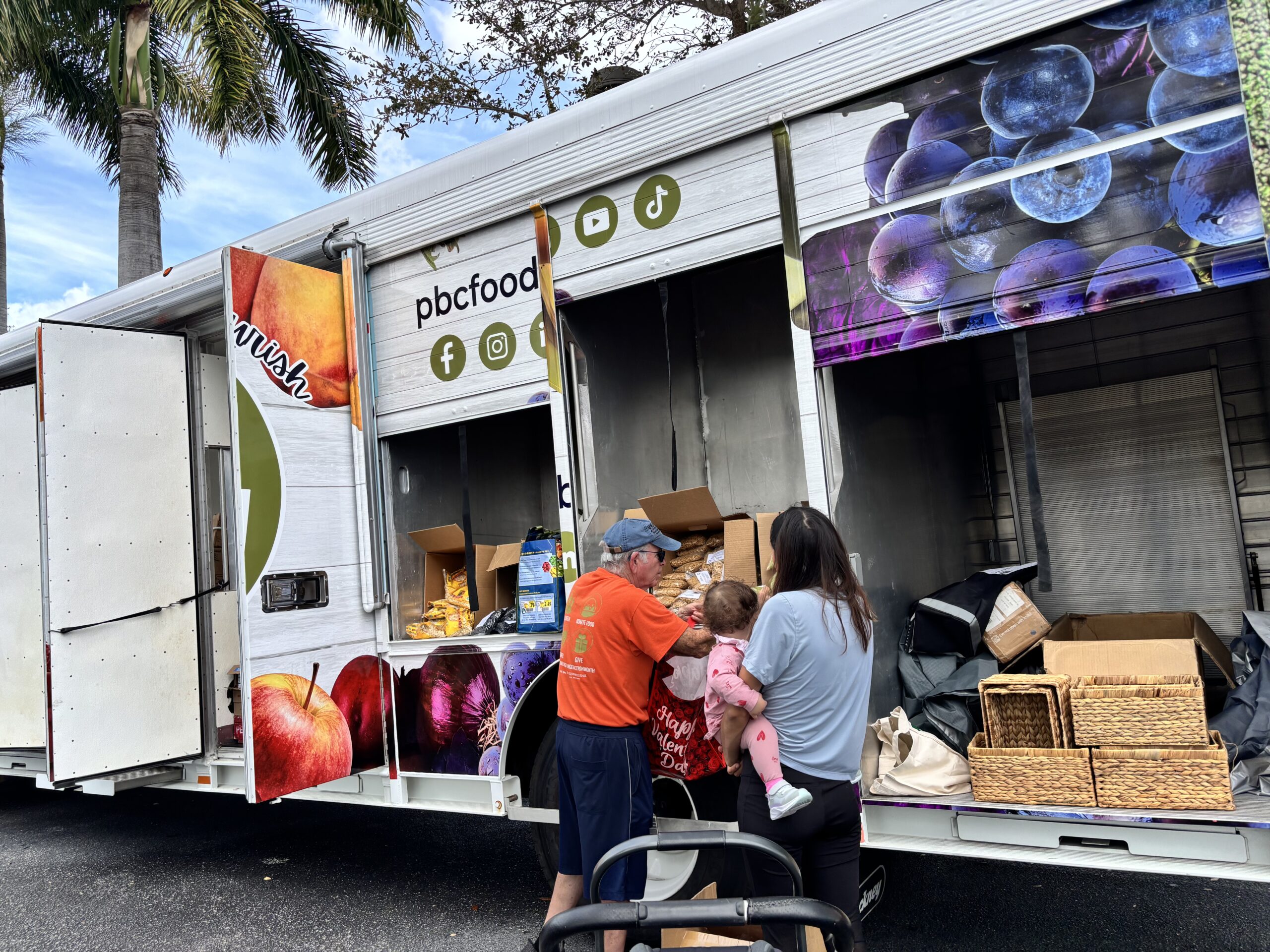 Palm Beach Food Bank Food Drive and Donation Event