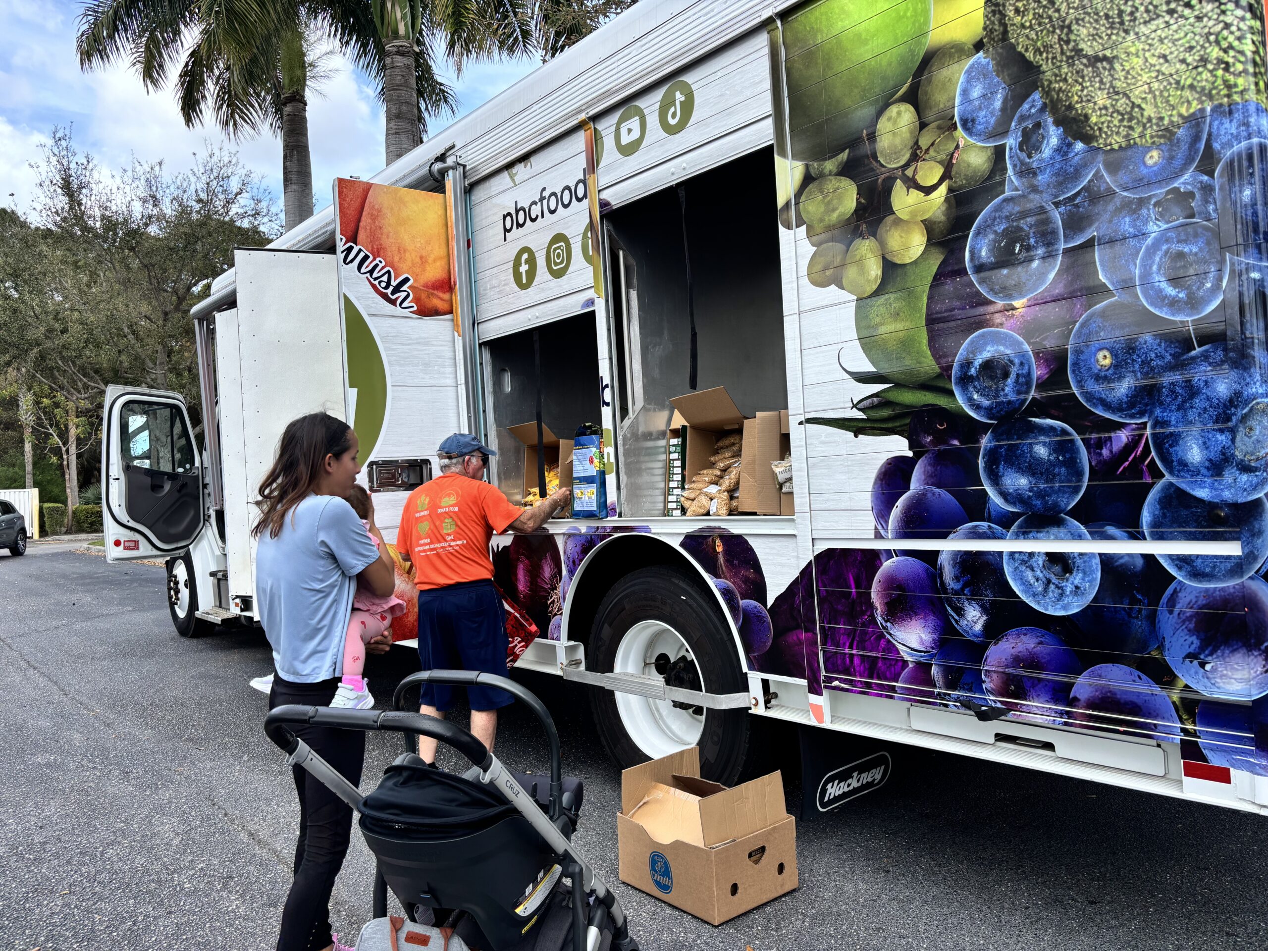 Palm Beach Food Bank Food Drive and Donation Event