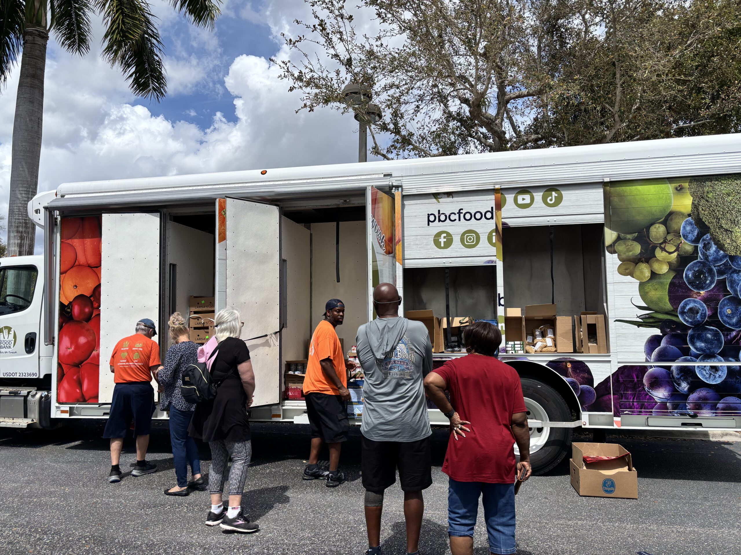 Palm Beach Food Bank Food Drive and Donation Event