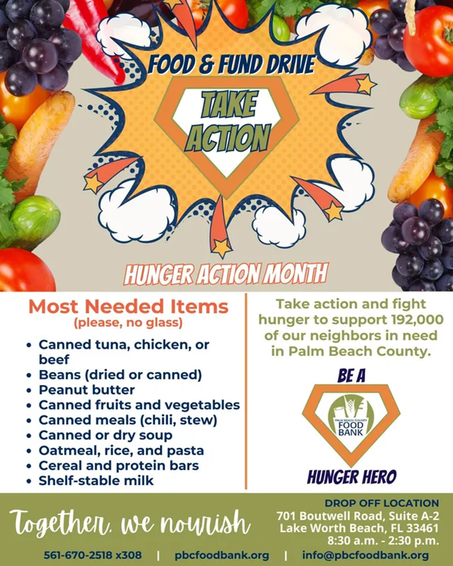 Palm Beach Food Bank events