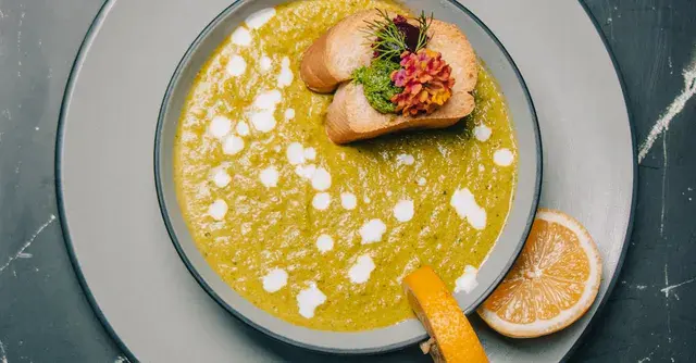 Chickpea and Brown Rice Soup